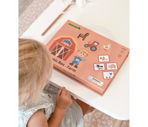 TOOKY TOY Układanka Magnetyczna Farma Puzzle