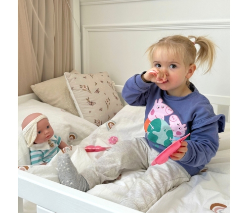 WOOPIE ROYAL Zestaw Opiekunka Lalka Bobas z Akcesoriami