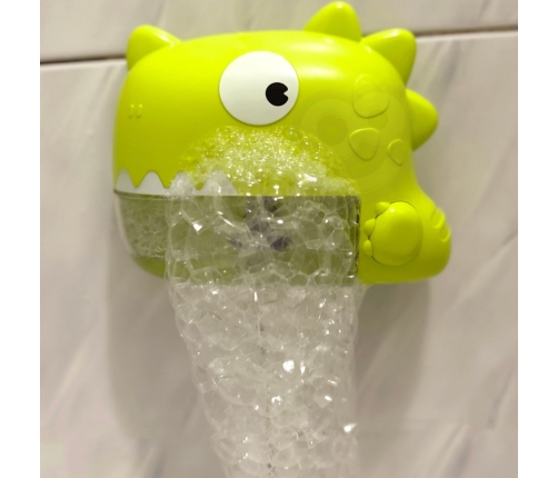 WOOPIE Zabawka do Kąpieli Dinozaur do Robienia Piany Zielony