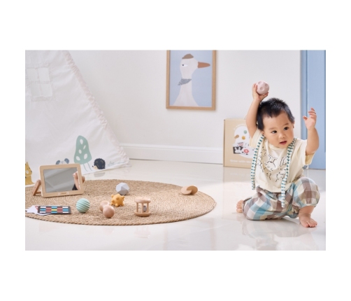 VIGA Zestaw Zabawek Edukacyjnych Pudełko Box od urodzenia do 6 miesiąca