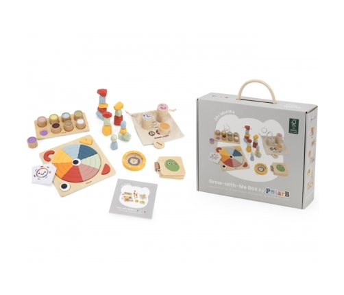 VIGA Zestaw Zabawek Edukacyjnych Pudełko Box od 36 miesiąca