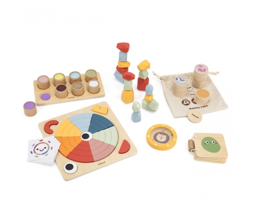VIGA Zestaw Zabawek Edukacyjnych Pudełko Box od 36 miesiąca