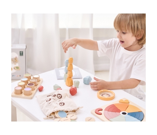 VIGA Zestaw Zabawek Edukacyjnych Pudełko Box od 36 miesiąca
