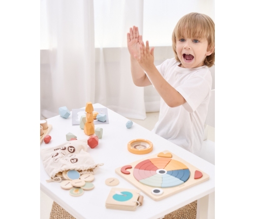 VIGA Zestaw Zabawek Edukacyjnych Pudełko Box od 36 miesiąca