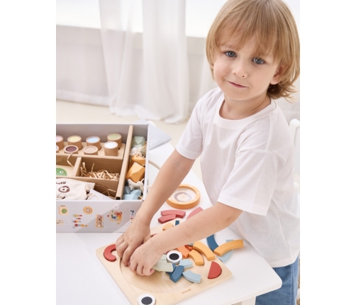 VIGA Zestaw Zabawek Edukacyjnych Pudełko Box od 36 miesiąca