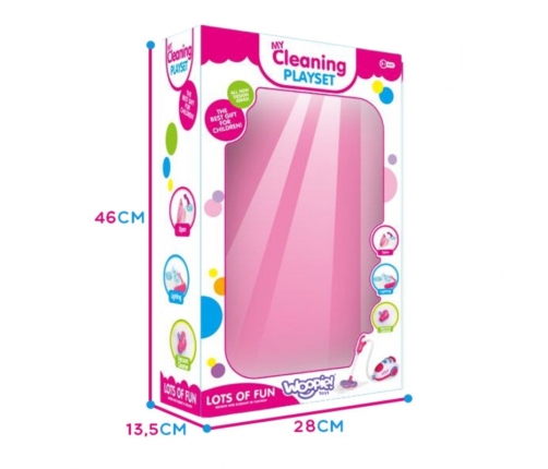 WOOPIE Zestaw Sprzątający Odkurzacz Funkcja Ssania + 6 Akc.