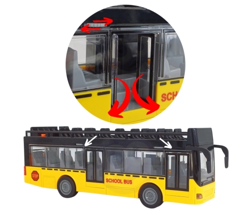 WOOPIE Autobus ze Światłami i Otwieranymi Drzwiami