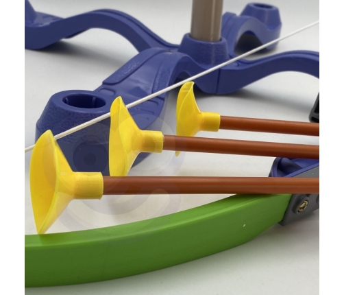 WOOPIE Zestaw Małego Łucznika Dinozaury Łuk Strzały Tarcza 32 el.