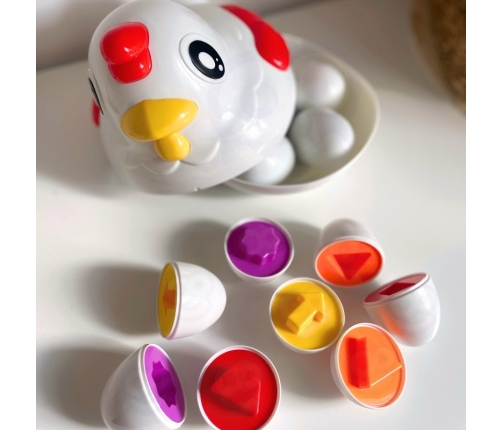 WOOPIE Edukacyjna Kurka Montessori Sorter Nauka Kształtów