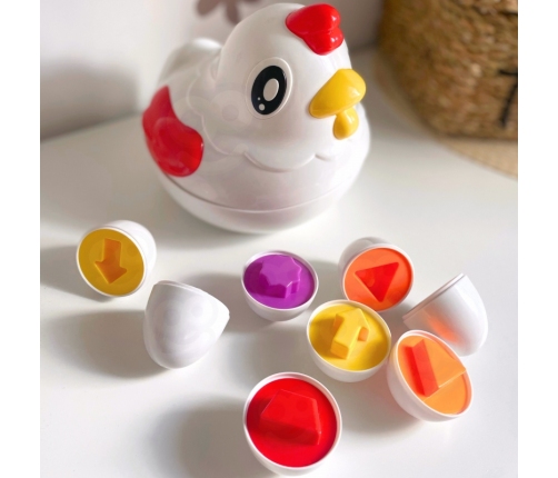 WOOPIE Edukacyjna Kurka Montessori Sorter Nauka Kształtów