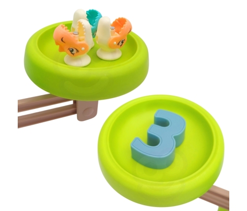 WOOPIE Waga Szalkowa Równoważnia Gra Łowienie Dinozaurów Rybek Nauka Liczydło