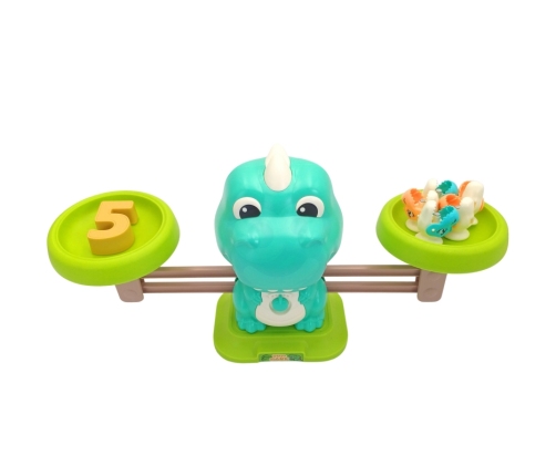 WOOPIE Waga Szalkowa Równoważnia Gra Łowienie Dinozaurów Rybek Nauka Liczydło