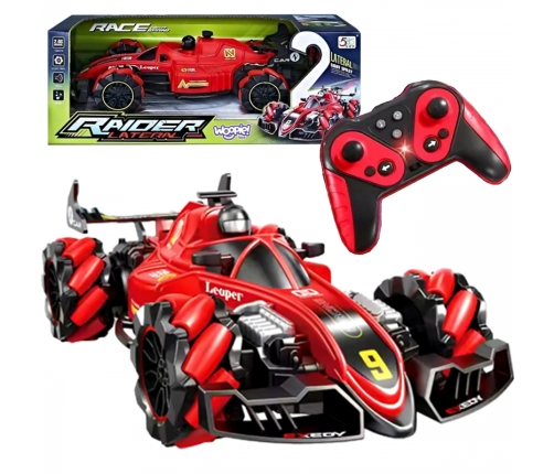 WOOPIE Zdalnie Sterowane Auto Kaskaderskie RAIDER - Efekt Dymu