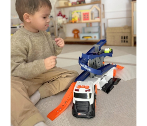 WOOPIE Interaktywny Tir Tor dla Aut z Dwiękiem i Światłem