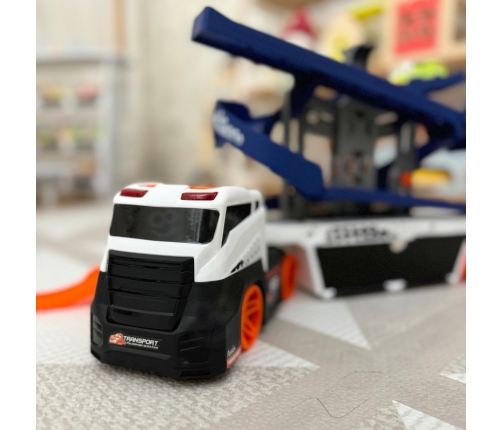 WOOPIE Interaktywny Tir Tor dla Aut z Dwiękiem i Światłem