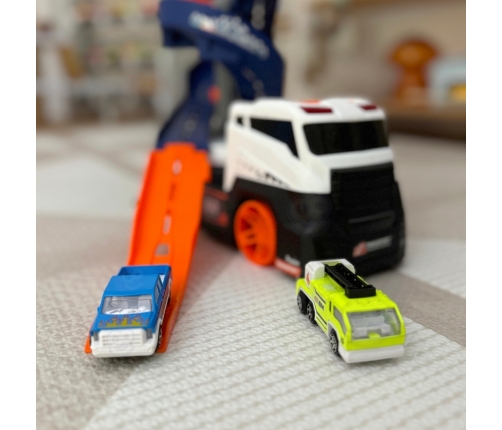 WOOPIE Interaktywny Tir Tor dla Aut z Dwiękiem i Światłem