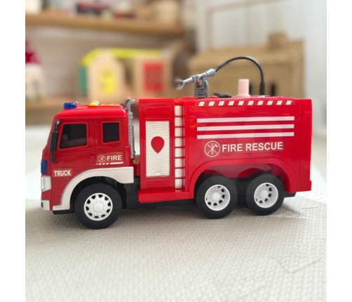 WOOPIE Zdalnie Sterowane Auto Wóz Strażacki RC Funkcja Pryskania Wodą