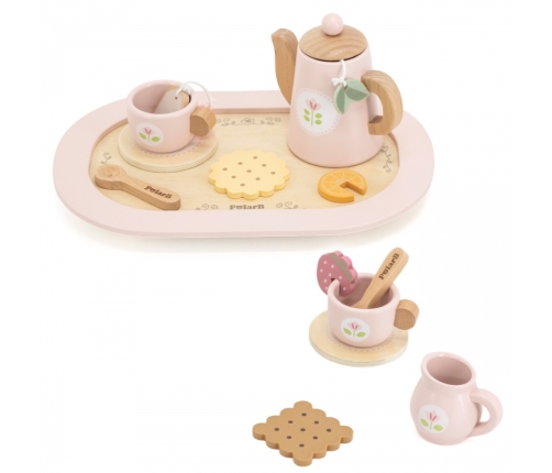 VIGA PolarB Drewniany Zestaw do Herbaty Herbaciana Fantazja