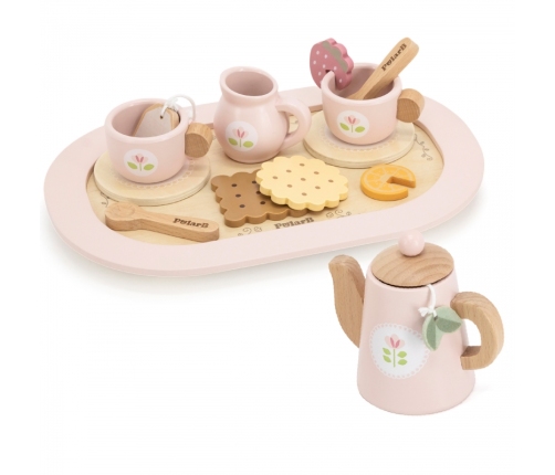 VIGA PolarB Drewniany Zestaw do Herbaty Herbaciana Fantazja