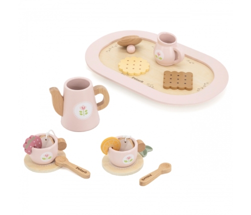 VIGA PolarB Drewniany Zestaw do Herbaty Herbaciana Fantazja