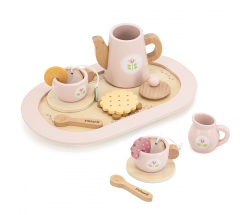 VIGA PolarB Drewniany Zestaw do Herbaty Herbaciana Fantazja