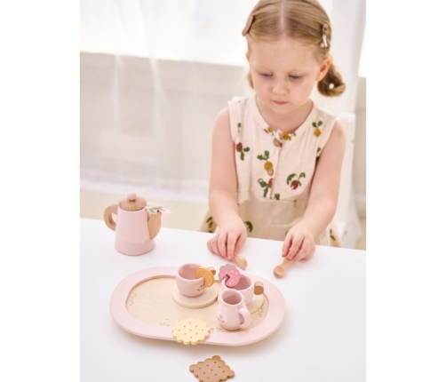 VIGA PolarB Drewniany Zestaw do Herbaty Herbaciana Fantazja