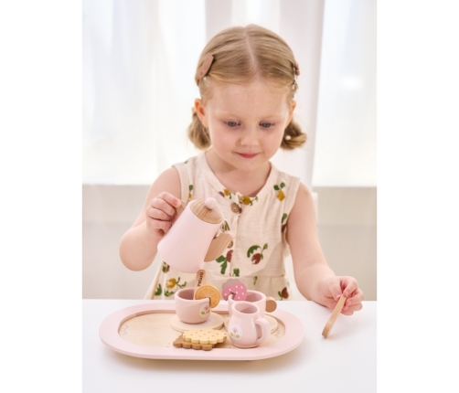 VIGA PolarB Drewniany Zestaw do Herbaty Herbaciana Fantazja