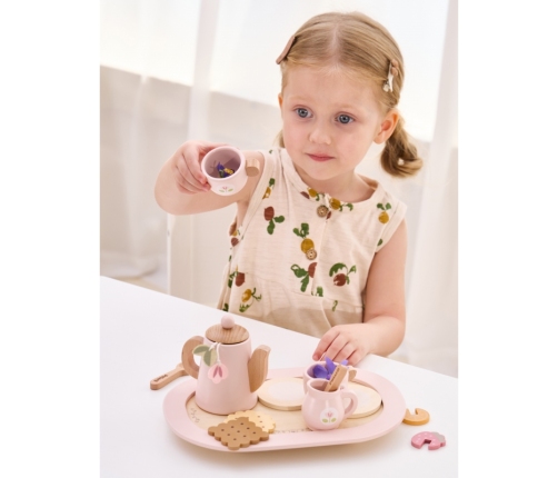 VIGA PolarB Drewniany Zestaw do Herbaty Herbaciana Fantazja