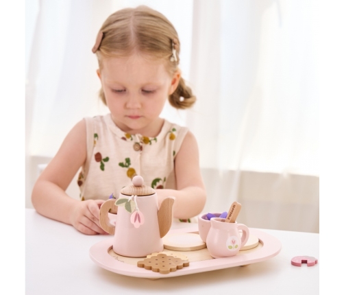 VIGA PolarB Drewniany Zestaw do Herbaty Herbaciana Fantazja