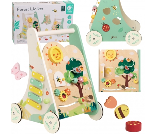 Classic World Drewniany Pchacz Multifunkcyjny 8w1 