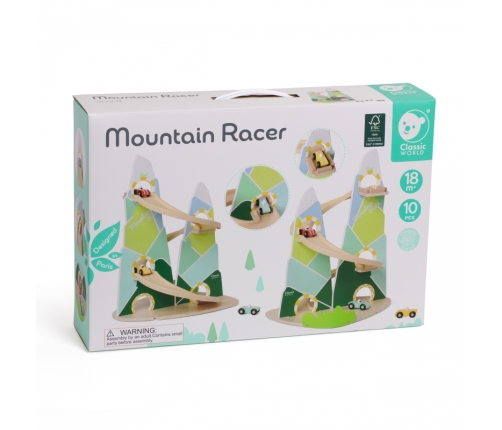 CLASSIC WORLD Drewniany Tor Samochodowy 