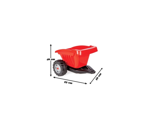WOOPIE Przyczepka ACTIVE TRAILER Czerwona 35 kg