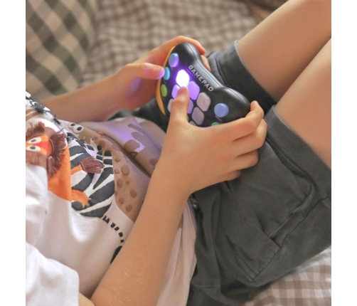 WOOPIE Elektroniczna Gra Zręcznościowa Pop-It Fidget Toy Gamepad Niebieski