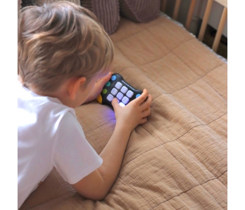 WOOPIE Elektroniczna Gra Zręcznościowa Pop-It Fidget Toy Gamepad Niebieski