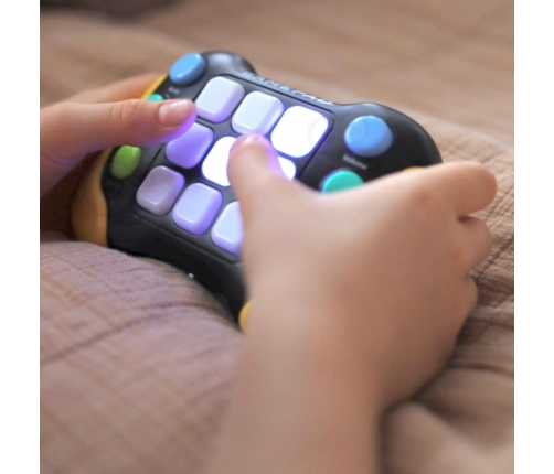 WOOPIE Elektroniczna Gra Zręcznościowa Pop-It Fidget Toy Gamepad Niebieski