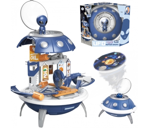 WOOPIE Warsztat 3w1 Plecak Projektor UFO 52 el.