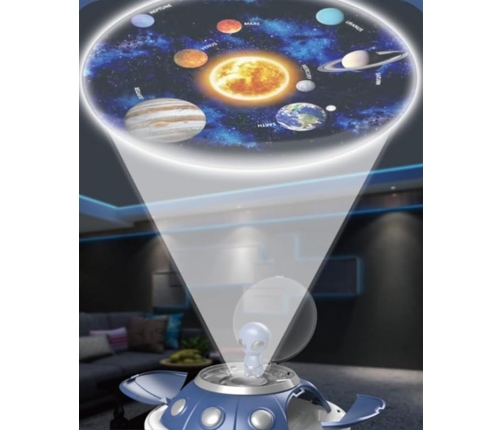 WOOPIE Warsztat 3w1 Plecak Projektor UFO 52 el.