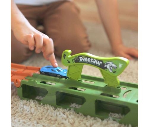 WOOPIE Zabawkowa Ciężarówka Dinozaur Tor 2,1 m dla Samochodzików