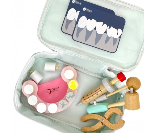 CLASSIC WORLD Little dentist set and doctor's suitcase