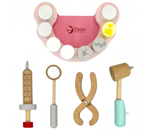 CLASSIC WORLD Little dentist set and doctor's suitcase