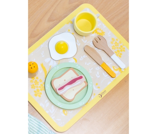 CLASSIC WORLD Wooden Breakfast Set 13 pcs.