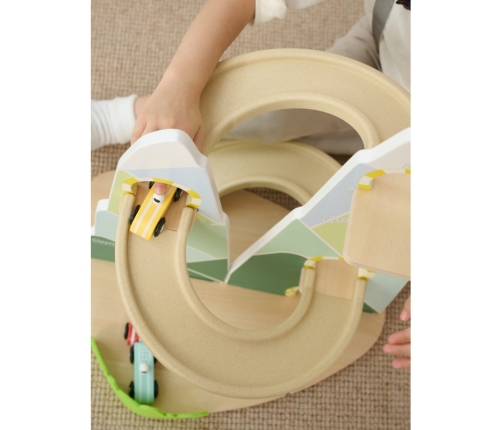 CLASSIC WORLD Drewniany Tor Samochodowy 