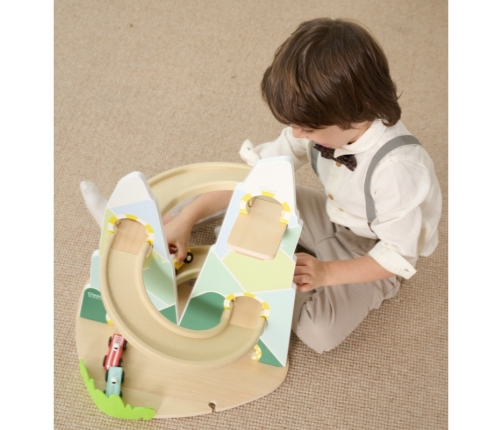 CLASSIC WORLD Drewniany Tor Samochodowy 