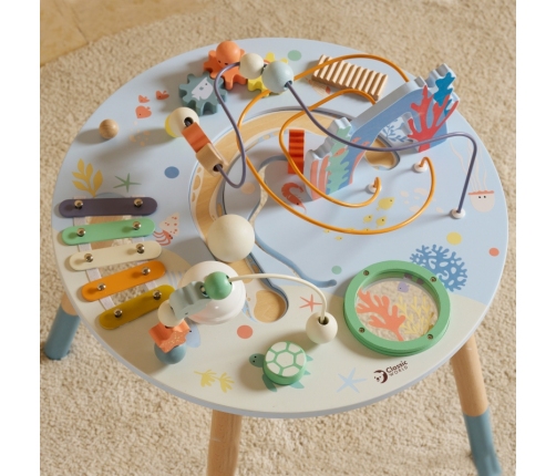 CLASSIC WORLD Drewniany Stolik Aktywności 