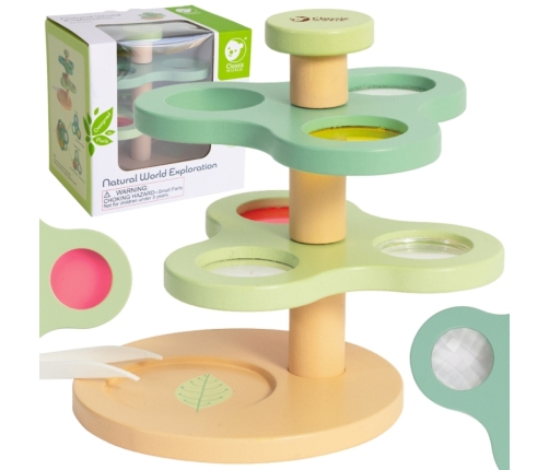 CLASSIC WORLD Mikroskop 2w1 Lupa dla Dzieci Eksploracja Świata Przyrody