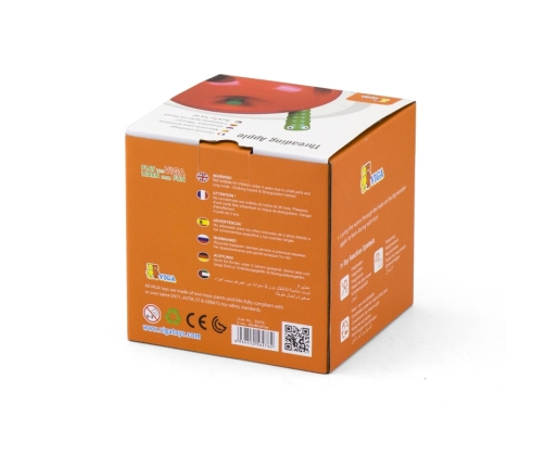 VIGA Drewniana Przeplatanka Labirynt Edukacyjna Robaczek w Jabłuszku Montessori