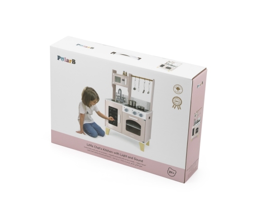 VIGA PolarB Drewniana Kuchnia Światło Dźwięk + Akcesoria