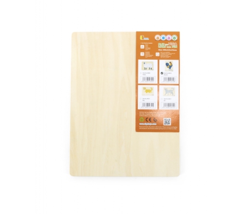 VIGA Drewniane Puzzle Montessori Kogut z Pinezkami