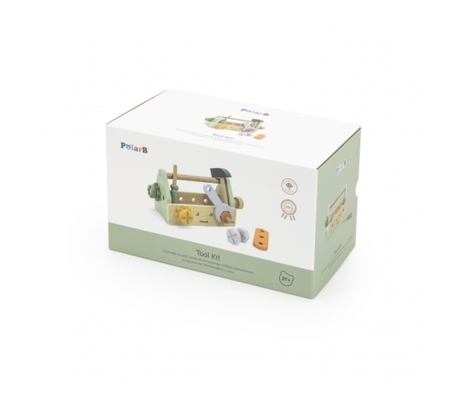 VIGA PolarB Skrzynka z Narzędziami Zestaw Drewniany