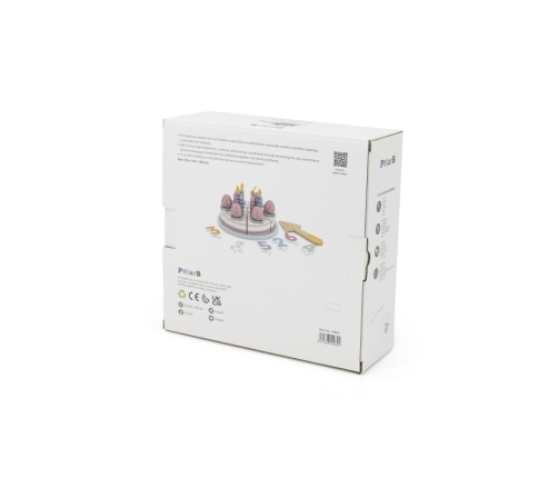 VIGA PolarB Drewniane Ciasto Tort Urodzinowy do Krojenia